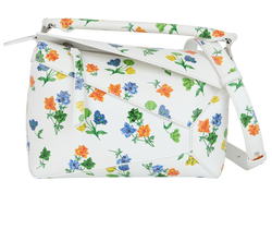 Small Puzzle Edge, Leather, White/Multi, MIS, S/DB, 3*